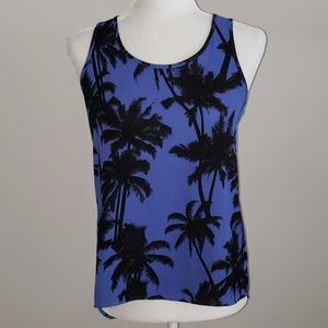 Express Palm Trees Silk Tank